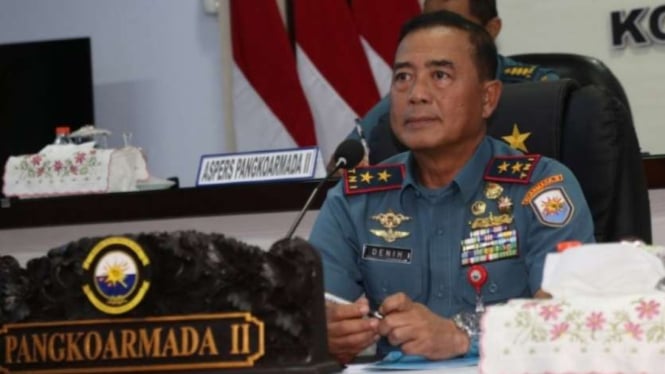 Baru 30 Hari Menjabat Pangkoarmada II, Laksda TNI Denih Hendrata Melesat Jadi Panglima Koarmada RI