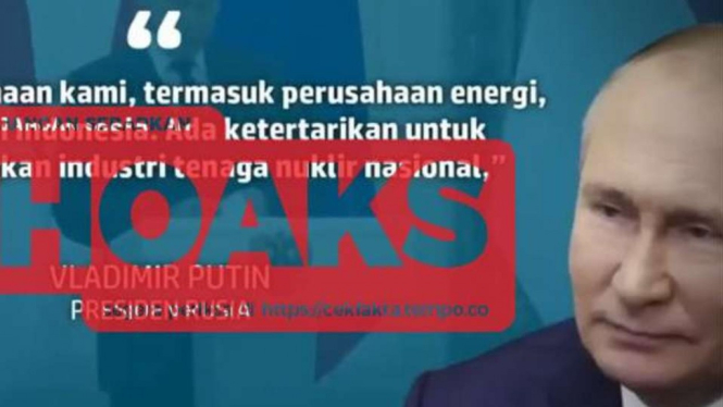 Cek Fakta: Video Rudal Nuklir Rusia Tiba di Indonesia, Bikin Australia Ketakutan