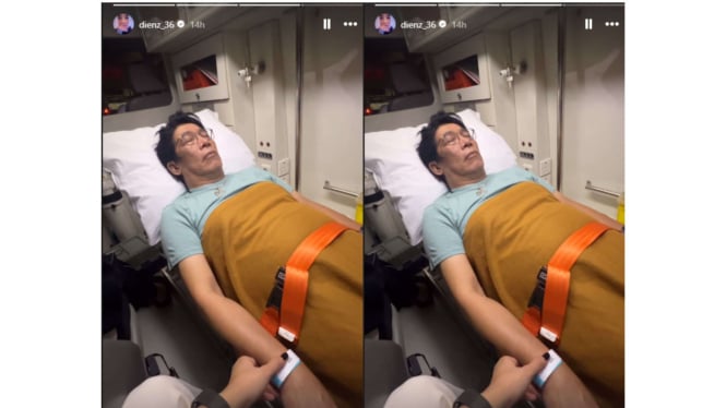 Parto Patrio Terbaring dibawa Pakai Ambulans, Sakit Apa?