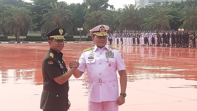 Pekik "Merdeka" Yudo Margono di Depan Jenderal Agus Subiyanto Usai Sertijab Panglima TNI