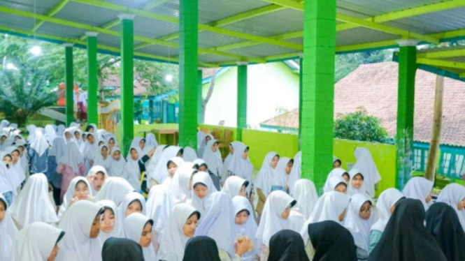 Santri Ponpes Darul Amanah Kendal Fokuskan Hafalan Alquran dan Kitab Kuning di Bulan Ramadhan