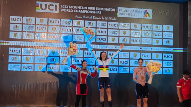 UCI MTB World Championship 2023 Berlangsung Sukses, Wakil Indonesia Naik Podium