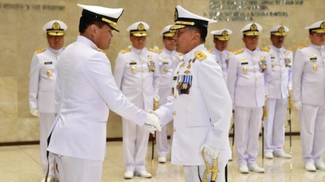 18 Perwira Tinggi TNI AL Dapat Bintang Jalasena Pratama Dari KSAL, Ini Daftar Namanya