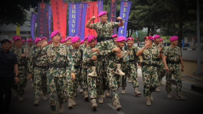 Bang Amin Diganti, Letkol Dadang Melesat Jadi Komandan Pasukan Pasopati Hantu Laut Marinir TNI
