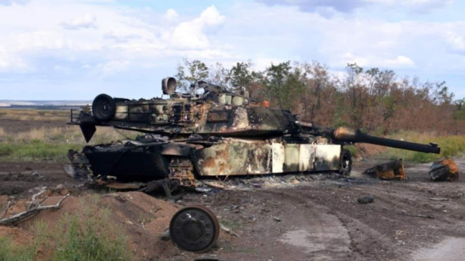 Baru Nongol di Ukraina, Tank Amerika Rontok Dihantam Rudal Rusia