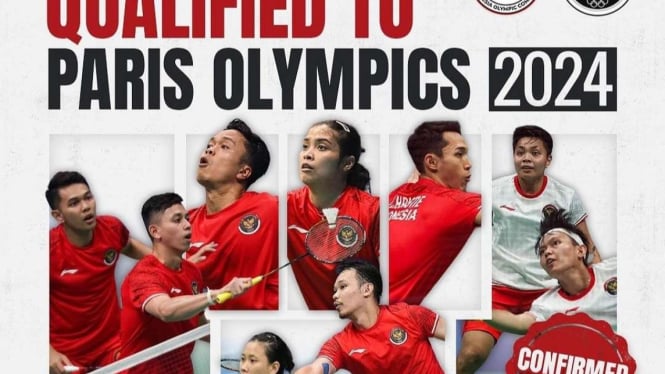 Bulutangkis Kirim 9 Atlet, Total 20 Atlet Indonesia Lolos ke Olimpiade 2024
