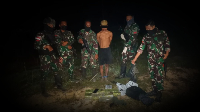 Buruh Sawit Disergap Pasukan Bradjamusti Kostrad TNI, di Ranselnya Ada Kristal Berharga Rp35 Miliar
