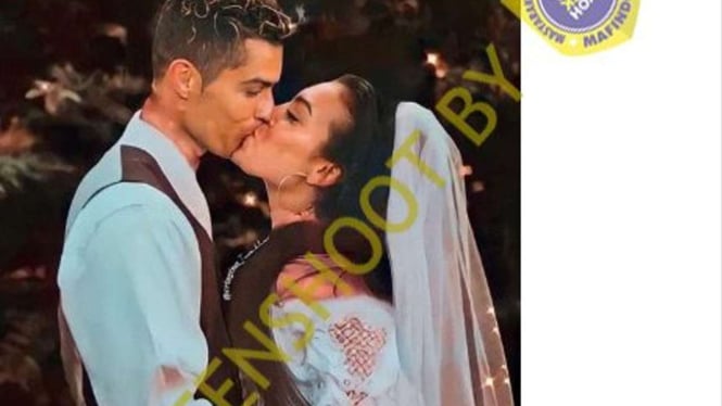 Cek Fakta: Cristiano Ronaldo Resmi Menikah dengan Istrinya di Arab