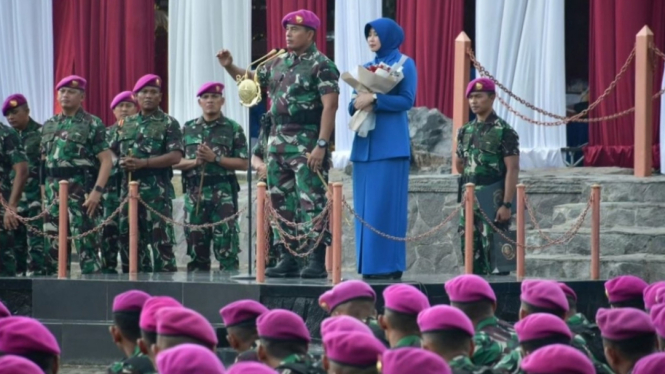 Datangi Markas Pasukan Harimau Sumatera, Dankormar: Jaga Kepercayaan Rakyat dan Netralitas TNI!