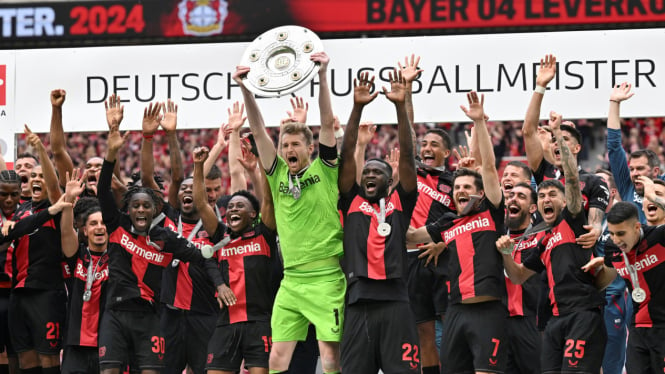 Deretan Angka di Balik Musim Fenomenal Bayer Leverkusen, Juara Bundesliga Tanpa Terkalahkan