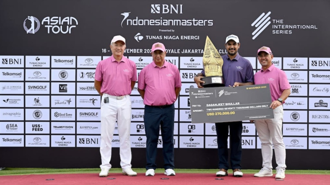 Golf Indonesia Masters 2023, Jagoan India Gaganjeet Bhullar Cetak Sejarah
