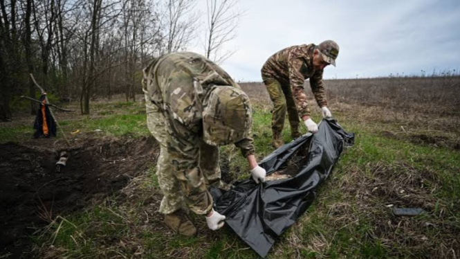 Gudang Senjata Ukraina Jadi Peti Lusinan Mayat Tentara Bayaran