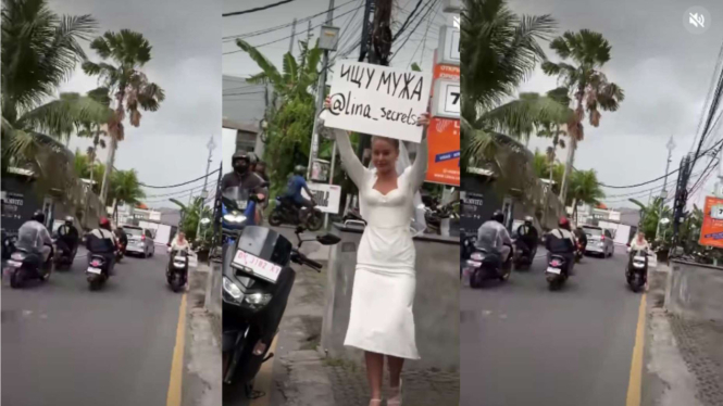Heboh Bule Lakukan Aksi Cari Pria Lajang di Bali, Reaksi Netizen Bikin Bengong