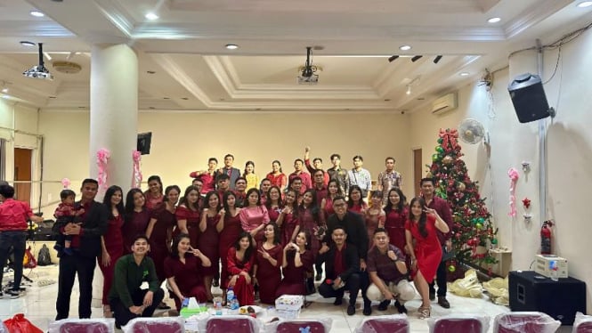 Ikatan Alumni Universitas HKBP Nommensen Se-Jabodetabek Rayakan Natal Bersama Anak Panti Asuhan