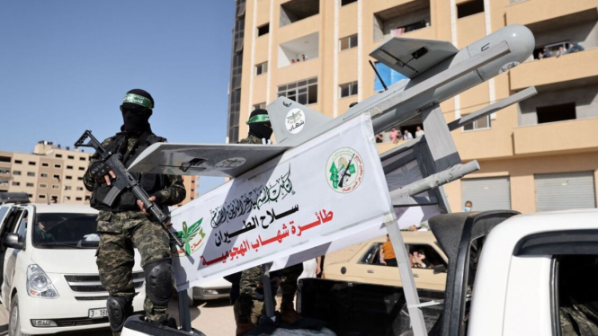 Konspirasi Rusia dan Iran di Balik Serangan Drone Bunuh Diri Hamas ke Israel
