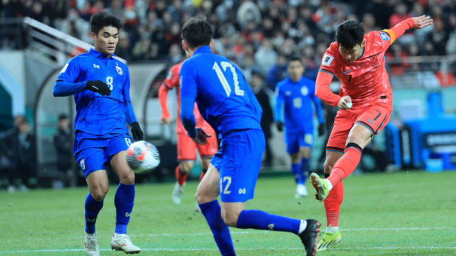 Korea Selatan Ditahan Imbang Thailand di Kualifikasi Piala Dunia Zona Asia