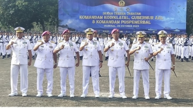 KSAL Laksamana Muhammad Ali Lantik 3 Pejabat Strategis TNI AL
