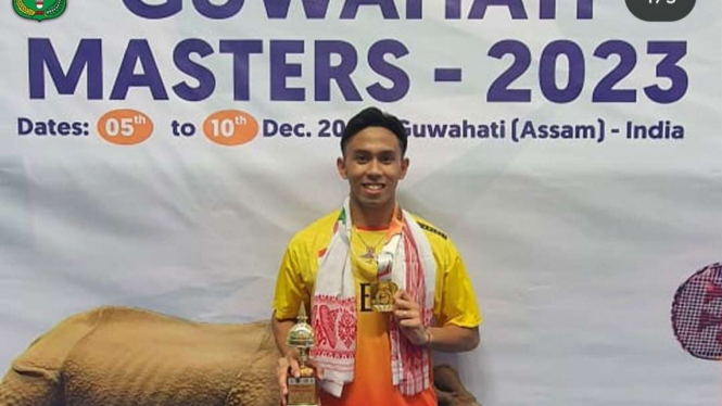Menangi Perang Saudara, Yohanes Saut Marcellyno Juara Guwahati Masters 2023