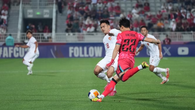 Menegangkan, Timnas Indonesia U-23 Ditahan 10 Pemain Korea Selatan
