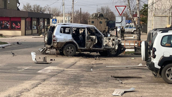 Pejabat Rusia Mati Mengenaskan, Mobilnya Dibom Tentara Ukraina