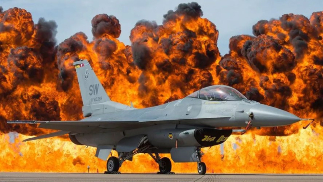 Perang Nuklir Pecah Gara-gara Jet Tempur Tua F-16 Amerika, Kok Bisa?