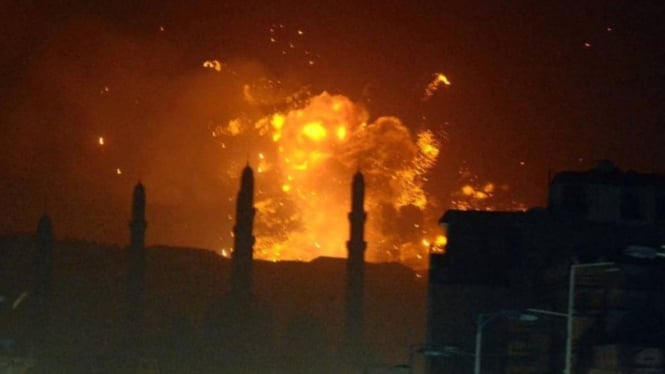 Perang Pecah di Yaman, Pasukan Amerika Bombardir Puluhan Basis Milisi Houthi