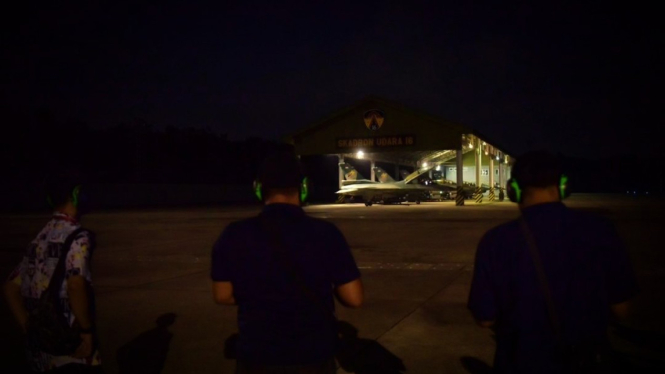 Peristiwa Beda Terjadi Malam Hari di Pangkalan Udara TNI, Wartawan Berdatangan