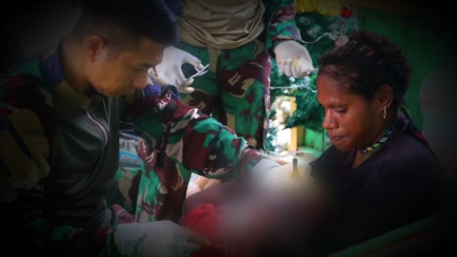 Peristiwa Menegangkan Terjadi di Pos Pasukan Pandawa Kostrad TNI, Mama Nangis Yanggi Berdarah-darah