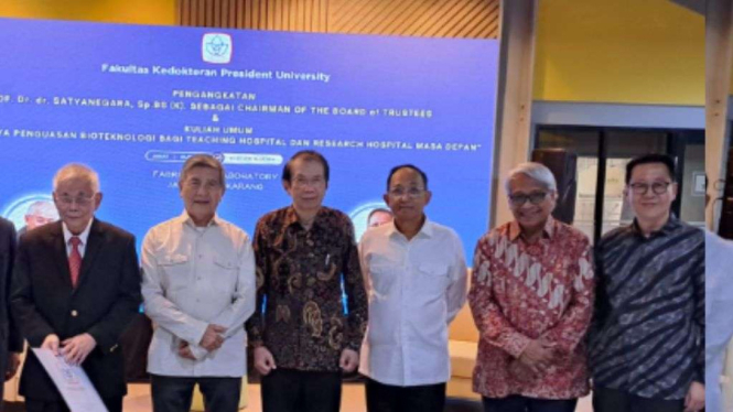 Prof. Satyanegara Resmi Diangkat Jadi Ketua Wali Amanat FK di President University