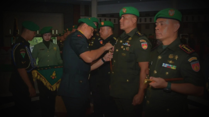 Rotasi Besar Terjadi, Seorang Jenderal dan 6 Kolonel Pejabat Utama Kodam Diponegoro TNI Diganti