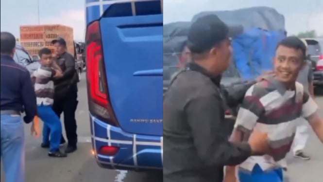 Sopir Bus MGI yang Cekcok di Tol Bocimi dan Ngaku Anak Tentara Dinonaktifkan