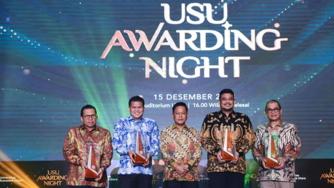 USU Awarding Night 2023, Bentuk Apresiasi Rektor untuk Prestasi Nasional dan Internasional