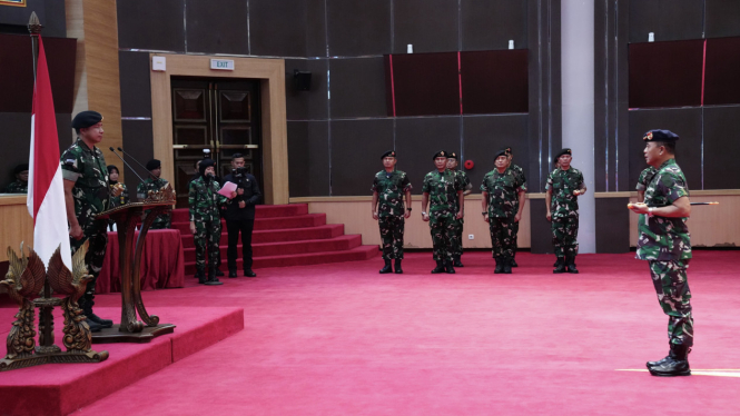 27 Kolonel TNI Pecah Bintang Jadi Jenderal Bintang Satu, Ini Daftar Lengkapnya