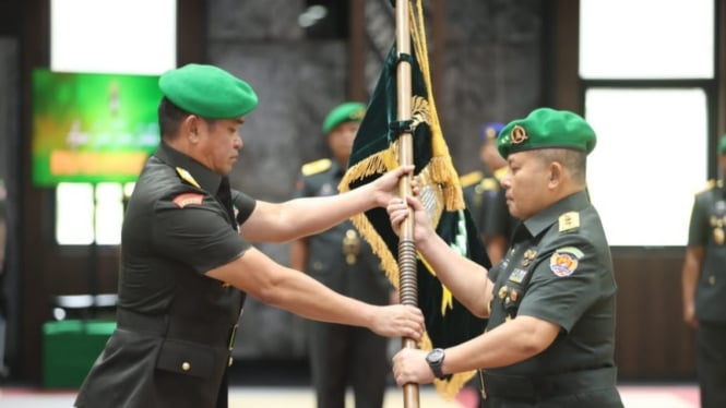 7 Bulan Jabat Kapusziad, KSAD Maruli Ganti Mayjen TNI I Nengah Wiraatmaja Dengan Budi Hariswanto