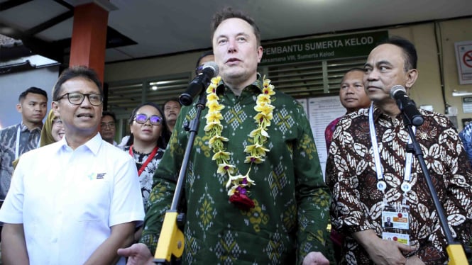 Elon Musk Kirim Sinyal Belum Tertarik untuk Investasi Tesla di Indonesia