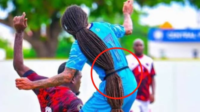 Kenalin, Pemain Bola dengan Rambut Terpanjang di Dunia Sampai Diikat ke Pinggang