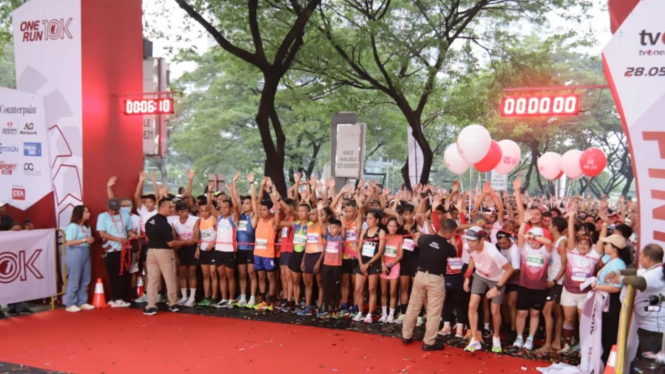 One Run 10K Kembali Hadir, Hadiah Ratusan Juta hingga Ribuan Medali Emas Menanti