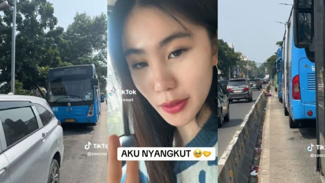 Pamer Mobilnya Terjebak di Busway, Selebgram Zoe Levana Dirujak Warganet