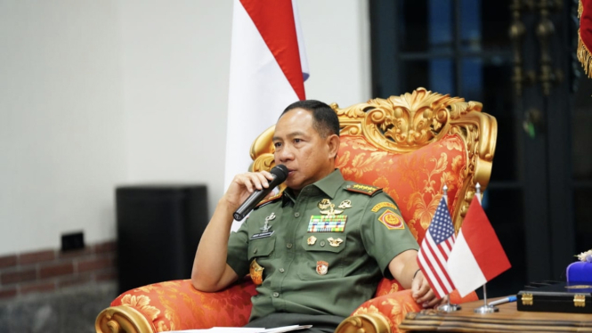 Panglima TNI dan Komandan Perang Indo Pasifik Amerika Bahas Latihan dan Kerjasama Militer