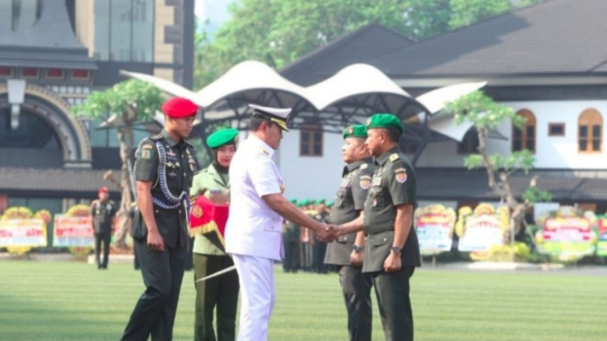 Pimpin Sertijab KSAD, Panglima TNI Tekankan Netralitas Pemilu ke Jenderal Agus