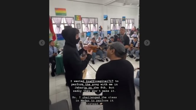 Potret Alan Walker Sudah di Indonesia dan Datangi SMP di Medan