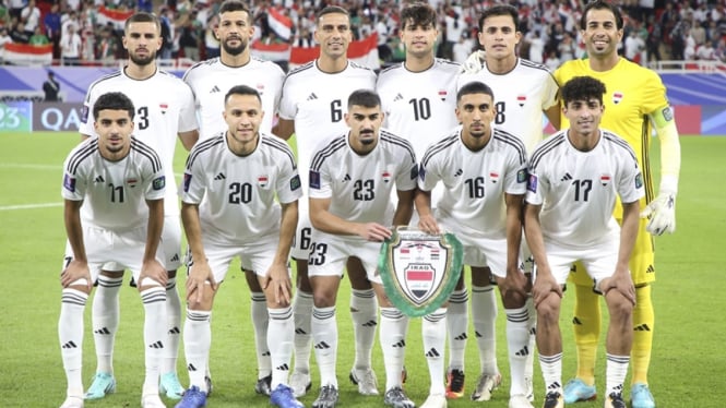 Resmi, Ini Daftar 26 Pemain Irak untuk Hadapi Timnas Indonesia