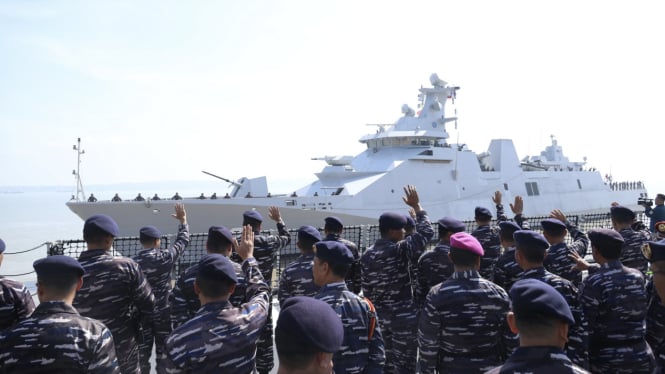 Siap Ikuti Latma Rimpac, TNI AL Berangkatkan Kapal Perang KRI REM-331 Arungi Laut Pasifik ke Hawaii