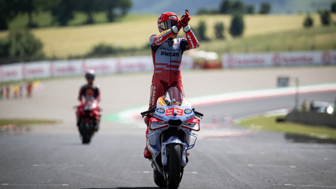 Start dari Barisan Depan, Marc Marquez Makin Nyaman Incar Podium MotoGP Italia 2024