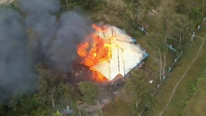 Teroris OPM Tembaki dan Bakar Rumah Warga Distrik Sugapa Papua, TNI Siap Siaga Buru Pelaku