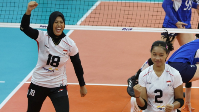 Timnas Voli Putri Indonesia Telan Kekalahan Kedua di AVC Challenge Cup 2024