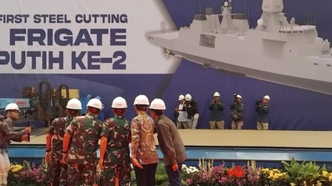 TNI AL Akan Diperkuat Kapal Perang Frigate Terbesar di Indonesia Buatan Dalam Negeri