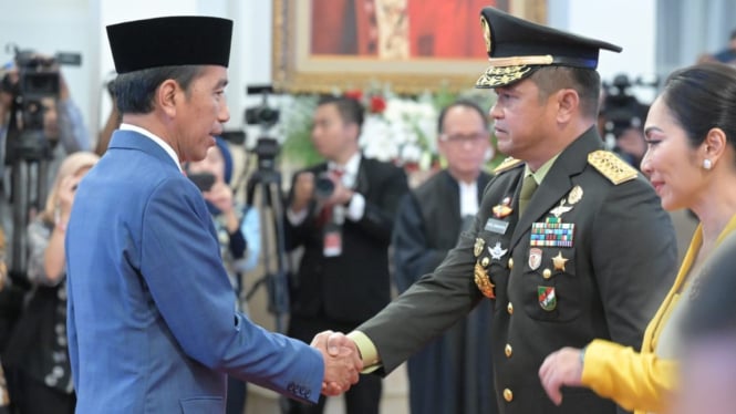 Usia Dilantik Jadi KSAD, Jenderal Maruli Ungkap Pesan Penting Jokowi Kepada Dirinya