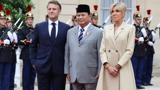 Hadir Pembukaan Olimpiade Paris 2024, Prabowo Beri Dukungan Kontingen Indonesia