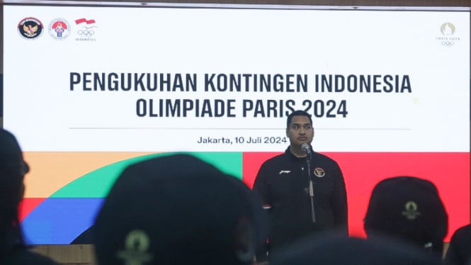 Menpora Resmi Kukuhkan Kontingen Indonesia untuk Olimpiade Paris 2024, Sebut Rekor Terbanyak